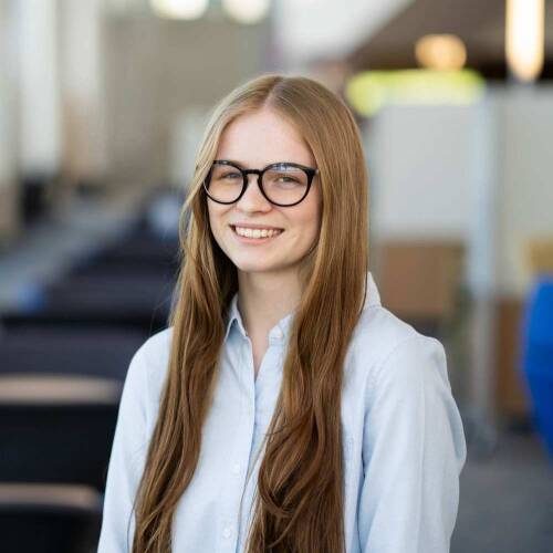 Molly McGuire ('26), a biochemistry major, is awarded a Van Andel Student Summer Research Fellowship for Summer 2025